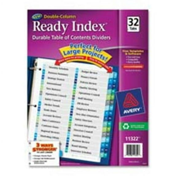 Avery Consumer Products Table of Contents Dividers - Multi