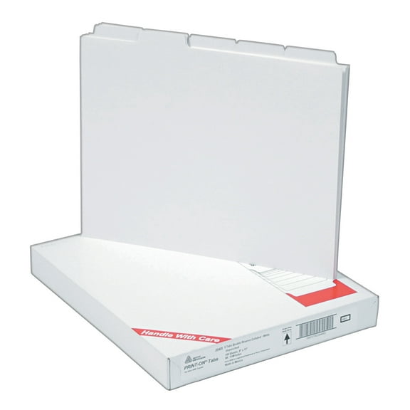 Avery Copier Tab Dividers, Unpunched, 5 Tab, White, 30 Sets (20405)