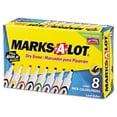 thumbnail image 1 of Avery-Dennison 24411 Desk Style Dry Erase Markers, Chisel Tip, Assorted, 8/Set, 1 of 6