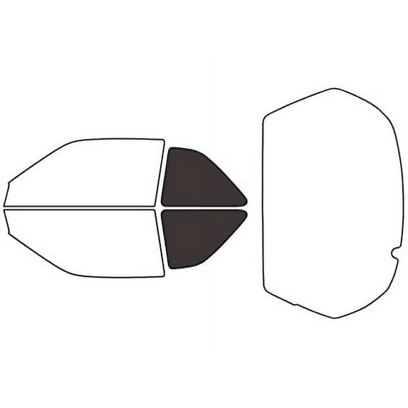Avery Dennison NR Nano Ceramic IR Window Tint Kit Compatible with Acura Integra 1990-1993 - Back