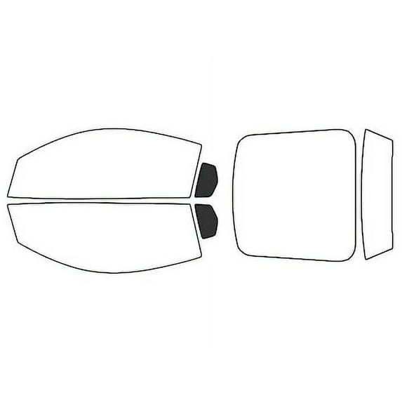 Avery Dennison NR Nano Ceramic IR Window Tint Kit Compatible with Acura NSX 2017-2021 - Back Precut