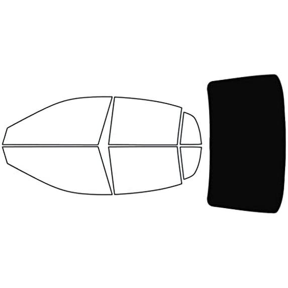 Avery Dennison NR Nano Ceramic IR Window Tint Kit Compatible with Acura Tl 2004-2008 - Rear
