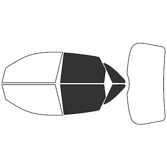 Avery Dennison NR Nano Ceramic IR Window Tint Kit Compatible with Audi Q3 2015-2018 - Back Precut