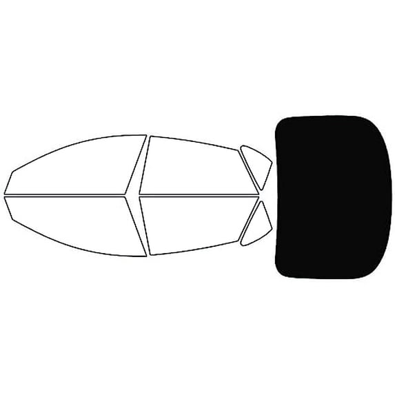 Avery Dennison NR Nano Ceramic IR Window Tint Kit Compatible with Audi Rs7 2014-2018 - Rear