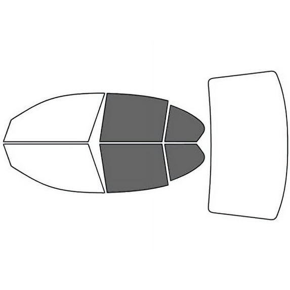 Avery Dennison NR Nano Ceramic IR Window Tint Kit Compatible with BMW Alpina 2008 - Back Precut Kit