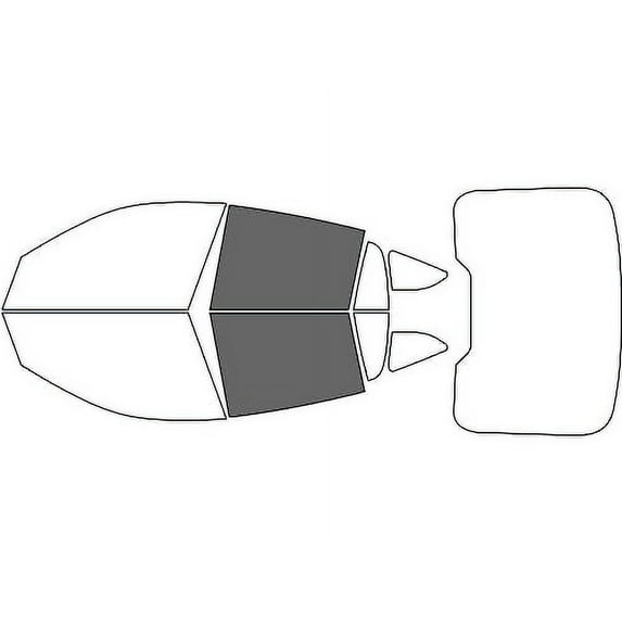 Avery Dennison NR Nano Ceramic IR Window Tint Kit Compatible with BMW X6 2020-2025 - Back Precut Kit