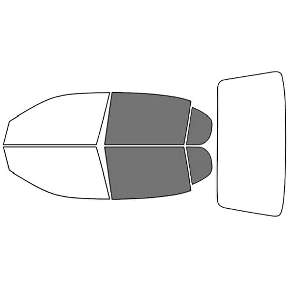 Avery Dennison NR Nano Ceramic IR Window Tint Kit Compatible with Chevrolet Malibu 2004-2007 - Back