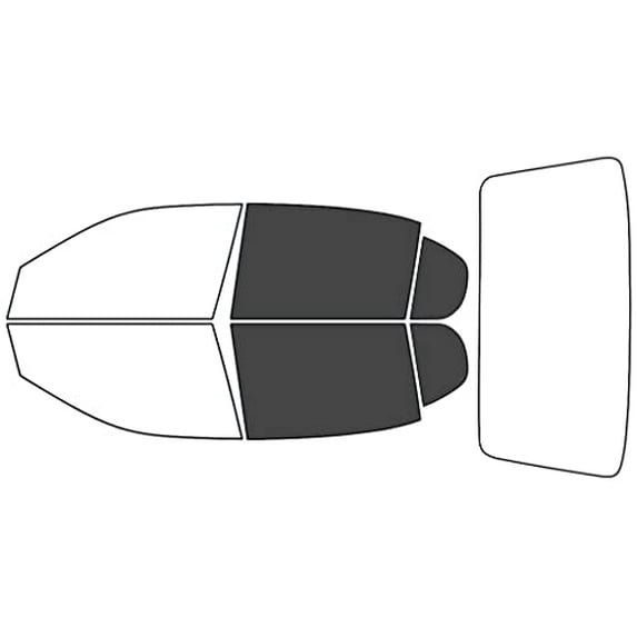 Avery Dennison NR Nano Ceramic IR Window Tint Kit Compatible with Chevrolet Malibu 2004-2007 - Back