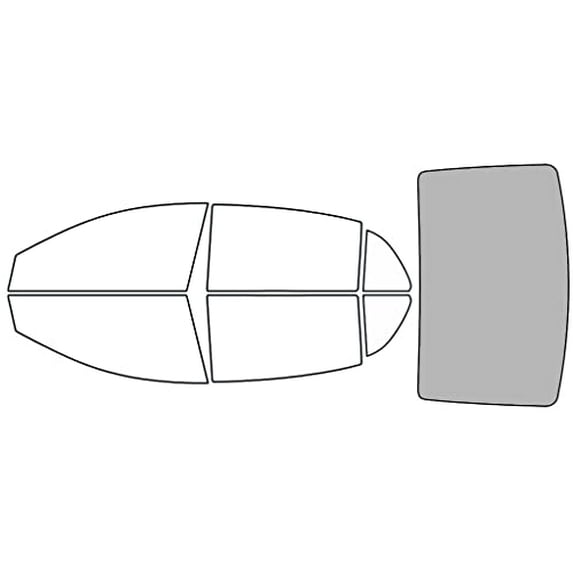 Avery Dennison NR Nano Ceramic IR Window Tint Kit Compatible with Chevrolet Malibu 2008-2012 - Front