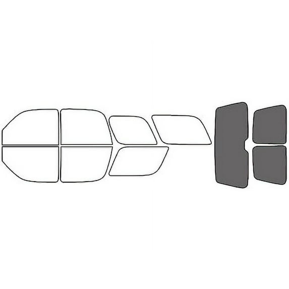 Avery Dennison NR Nano Ceramic IR Window Tint Kit Compatible with Chevrolet Tahoe 2000-2006 - Rear