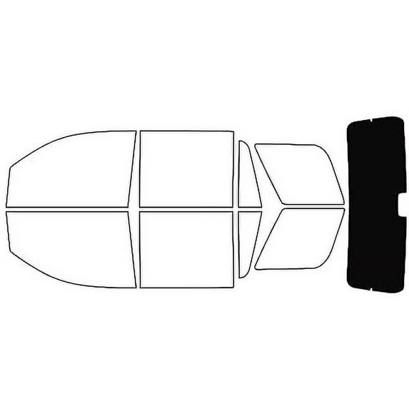 Avery Dennison NR Nano Ceramic IR Window Tint Kit Compatible with Chevrolet Tahoe 2015-2020 - Rear
