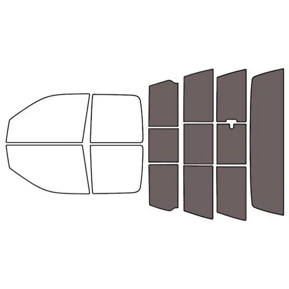Avery Dennison NR Nano Ceramic IR Window Tint Kit Compatible with Dodge Ram 2009-2018 (4 Door Quad