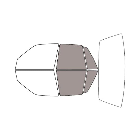 Avery Dennison NR Nano Ceramic IR Window Tint Kit Compatible with Dodge Shadow 1990-1994 (4 Door) -