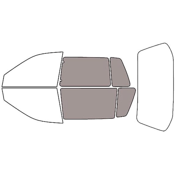 Avery Dennison NR Nano Ceramic IR Window Tint Kit Compatible with Eagle Summit 1992-1996 - Back