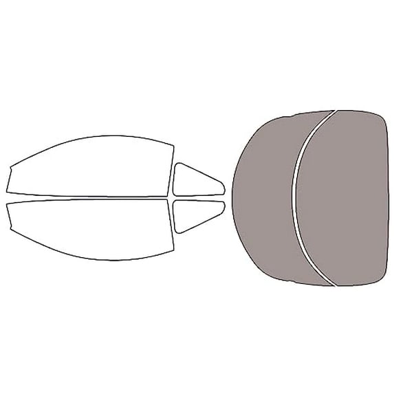 Avery Dennison NR Nano Ceramic IR Window Tint Kit Compatible with Eagle Talon 1995-1998 - Rear