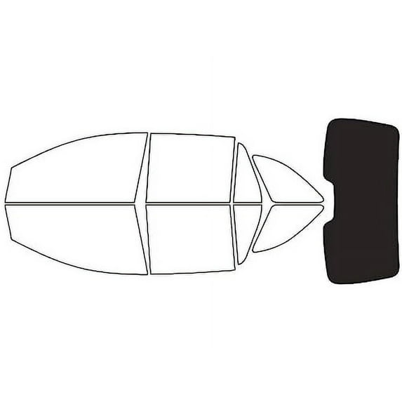 Avery Dennison NR Nano Ceramic IR Window Tint Kit Compatible with Ford Edge 2007-2014 - Rear