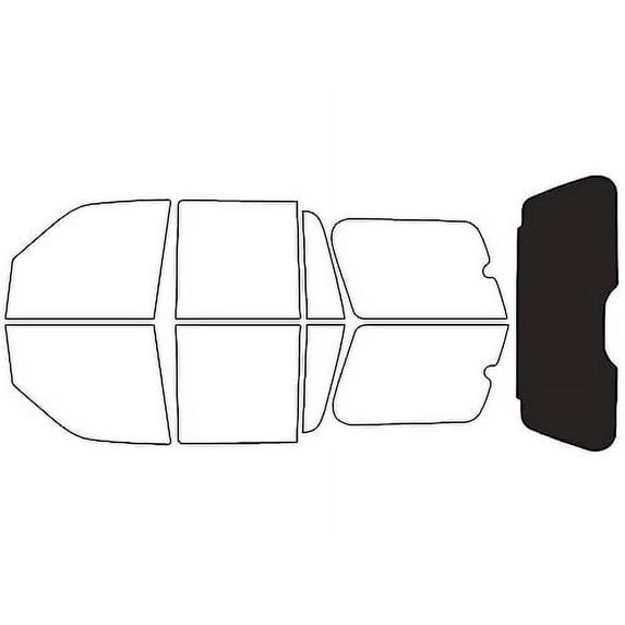 Avery Dennison NR Nano Ceramic IR Window Tint Kit Compatible with Ford Expedition 2007-2017 - Rear