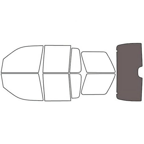 Avery Dennison NR Nano Ceramic IR Window Tint Kit Compatible with Ford Explorer 2004-2005 - Rear