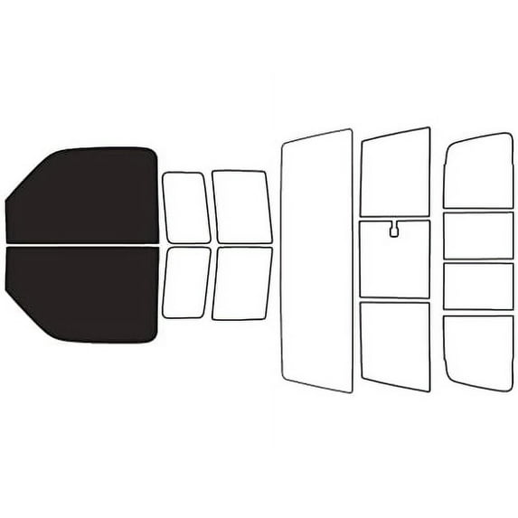 Avery Dennison NR Nano Ceramic IR Window Tint Kit Compatible with Ford Ranger 1993-2011 - Front