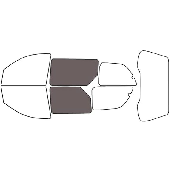 Avery Dennison NR Nano Ceramic IR Window Tint Kit Compatible with Ford Windstar 2003 - Back Precut
