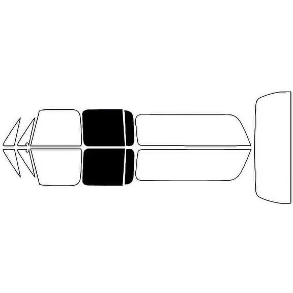 Avery Dennison NR Nano Ceramic IR Window Tint Kit Compatible with GMC Suburban 1990-1991 - Back
