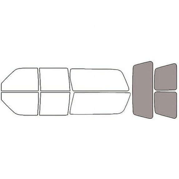 Avery Dennison NR Nano Ceramic IR Window Tint Kit Compatible with GMC Suburban 1992-1999 - Rear