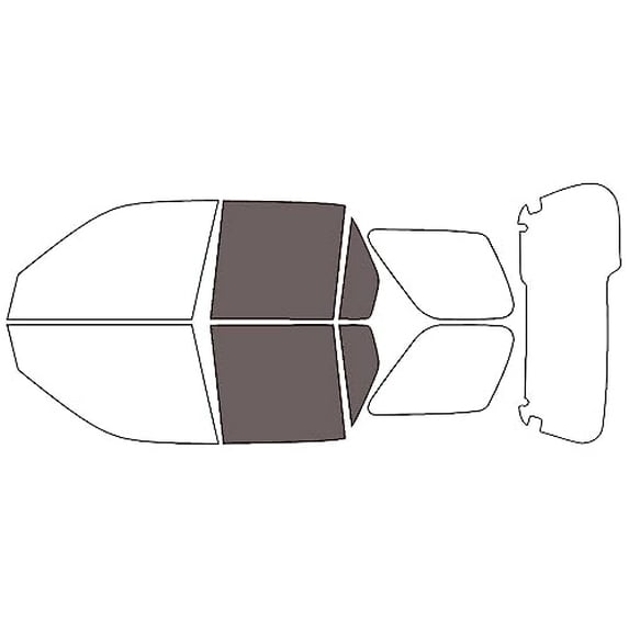 Avery Dennison NR Nano Ceramic IR Window Tint Kit Compatible with Honda Cr-V 2002-2006 - Back Precut