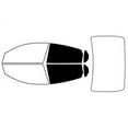 thumbnail image 1 of Avery Dennison NR Nano Ceramic IR Window Tint Kit Compatible with Honda Insight 2019-2022 - Back, 1 of 8