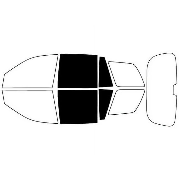 Avery Dennison NR Nano Ceramic IR Window Tint Kit Compatible with Hyundai Santa Fe 2001-2006 - Back