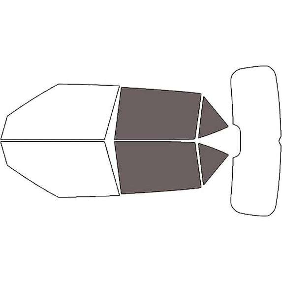 Avery Dennison NR Nano Ceramic IR Window Tint Kit Compatible with Hyundai Venue 2020-2025 - Back