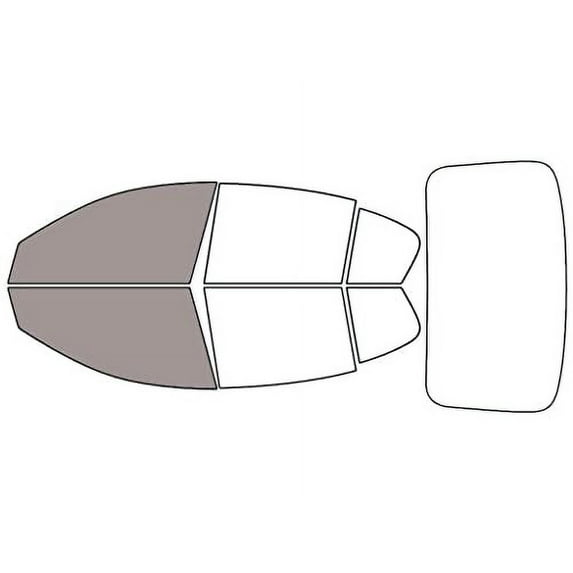 Avery Dennison NR Nano Ceramic IR Window Tint Kit Compatible with Infiniti G35 2008 (Sedan) - Front