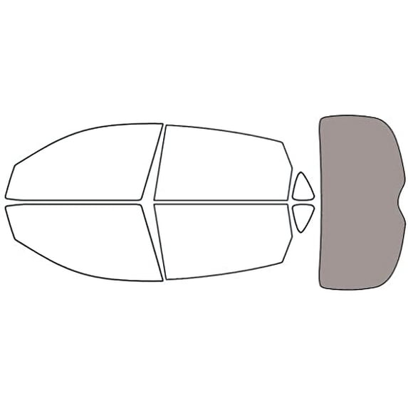 Avery Dennison NR Nano Ceramic IR Window Tint Kit Compatible with Infiniti Qx50 2016-2017 - Rear