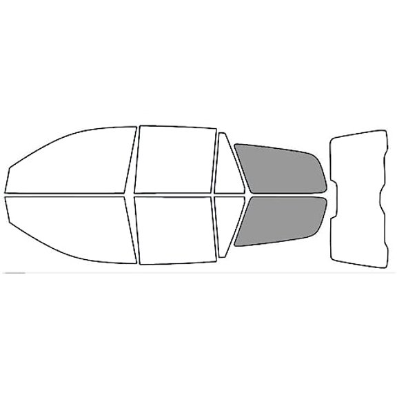 Avery Dennison NR Nano Ceramic IR Window Tint Kit Compatible with Isuzu Axiom 2002-2004 - Cargo -