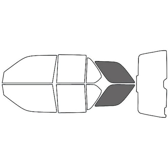 Avery Dennison NR Nano Ceramic IR Window Tint Kit Compatible with Isuzu Rodeo 1998-2004 - Cargo -