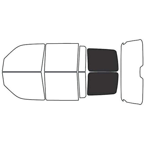 Avery Dennison NR Nano Ceramic IR Window Tint Kit Compatible with Jeep Liberty 2008-2012 - Cargo -