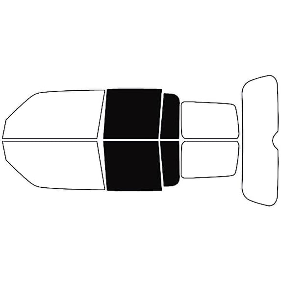 Avery Dennison NR Nano Ceramic IR Window Tint Kit Compatible with Jeep Patriot 2007-2017 - Back