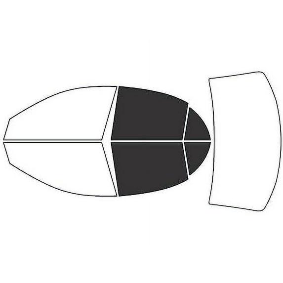 Avery Dennison NR Nano Ceramic IR Window Tint Kit Compatible with Kia Rio 2001-2005 (Sedan) - Back