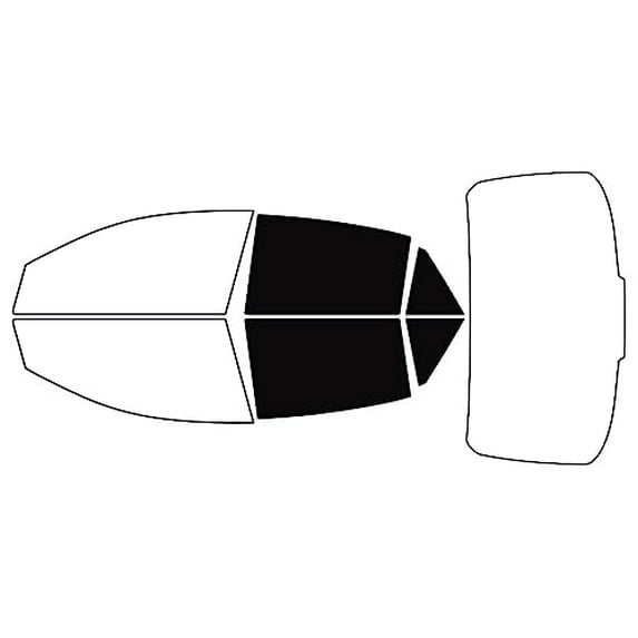 Avery Dennison NR Nano Ceramic IR Window Tint Kit Compatible with Kia Rio 2018-2023 (Sedan) - Back