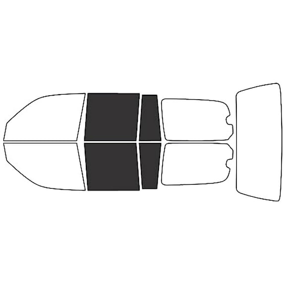 Avery Dennison NR Nano Ceramic IR Window Tint Kit Compatible with Lexus Lx 1998-2007 - Back Precut