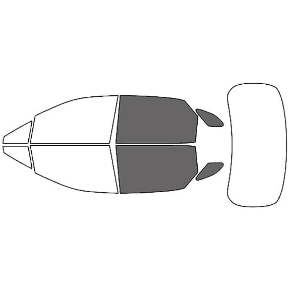 Avery Dennison NR Nano Ceramic IR Window Tint Kit Compatible with Lexus RX 2016-2022 - Back Precut