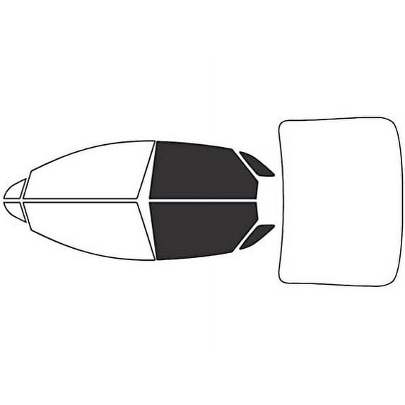 Avery Dennison NR Nano Ceramic IR Window Tint Kit Compatible with Lincoln Mkz 2013-2020 - Back