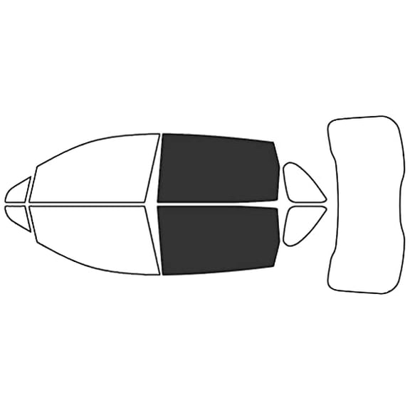 Avery Dennison NR Nano Ceramic IR Window Tint Kit Compatible with Lincoln Nautilus 2019-2023 - Back