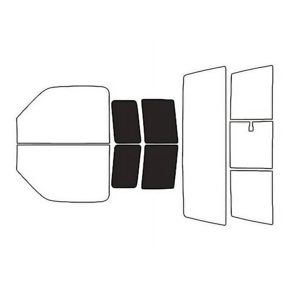 Avery Dennison NR Nano Ceramic IR Window Tint Kit Compatible with Mazda B-Series 1998-2009 - Back