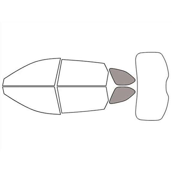 Avery Dennison NR Nano Ceramic IR Window Tint Kit Compatible with Mazda CX-9 2016-2023 - Cargo - 50%