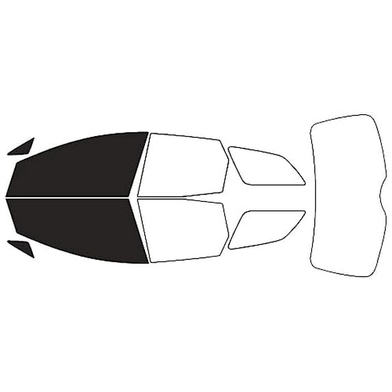 Avery Dennison NR Nano Ceramic IR Window Tint Kit Compatible with Mazda Cx-7 2007-2012 - Front