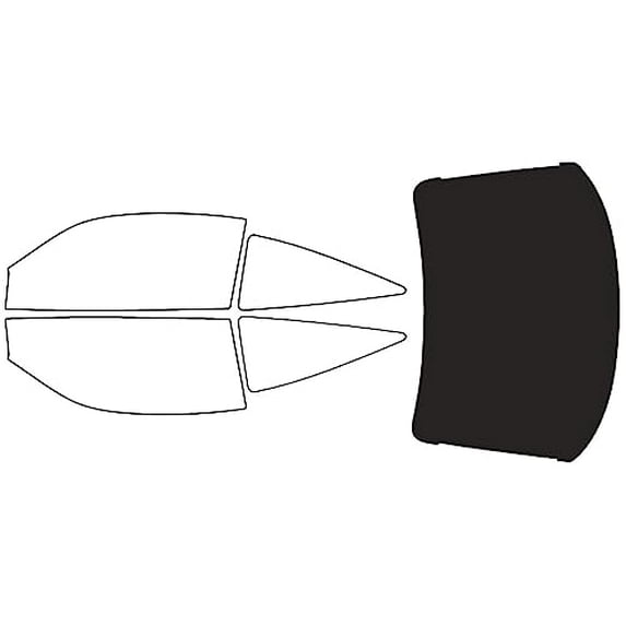 Avery Dennison NR Nano Ceramic IR Window Tint Kit Compatible with Mazda Mx-6 1993-1997 - Rear