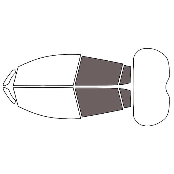 Avery Dennison NR Nano Ceramic IR Window Tint Kit Compatible with Nissan Leaf 2018-2025 - Back