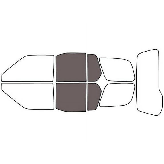 Avery Dennison NR Nano Ceramic IR Window Tint Kit Compatible with Nissan Xterra 2000-2004 - Back