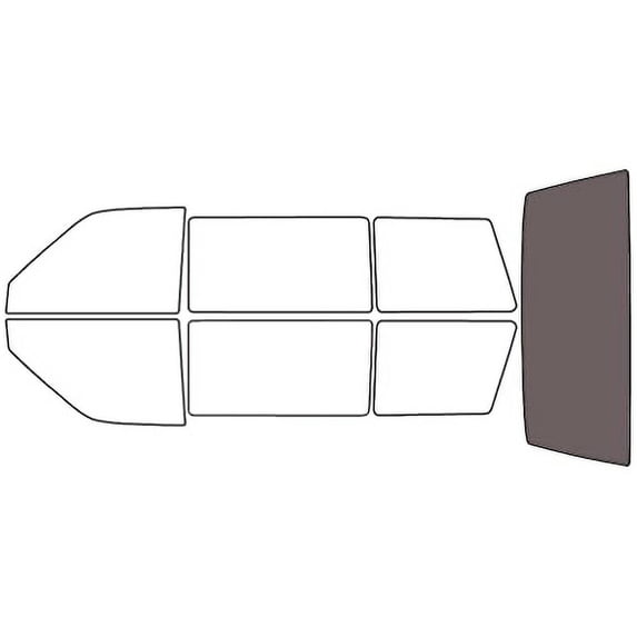 Avery Dennison NR Nano Ceramic IR Window Tint Kit Compatible with Plymouth Voyager 1990 - Rear