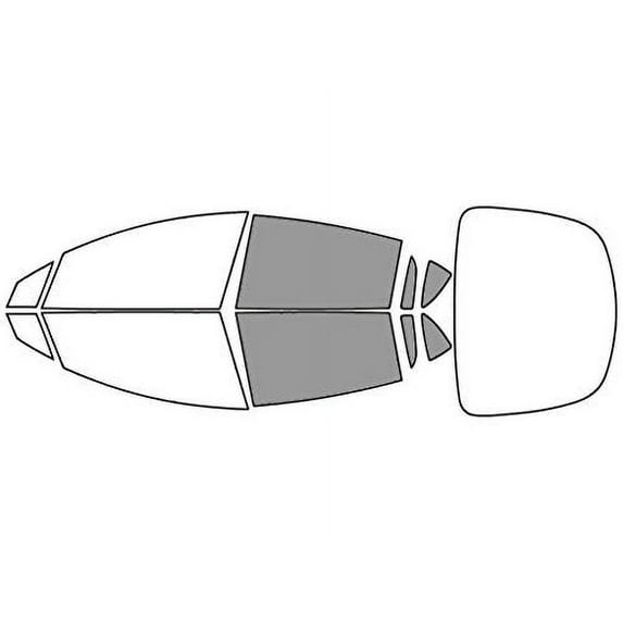 Avery Dennison NR Nano Ceramic IR Window Tint Kit Compatible with Tesla Model X 2016-2024 - Back